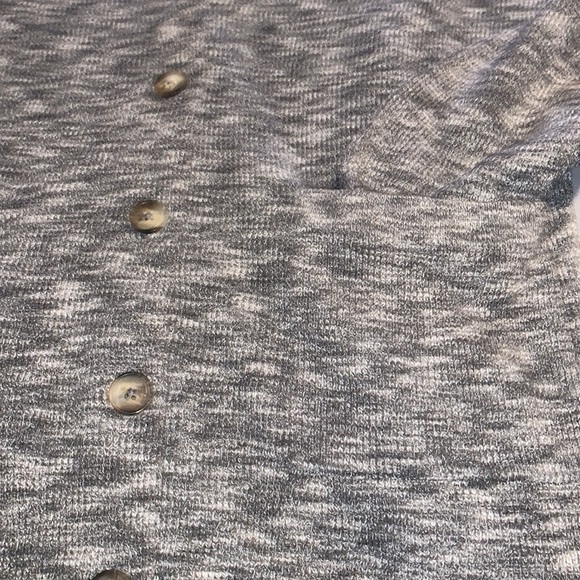 ❤️ MADEWELL Medium Gray grandpa cardigan button down with pockets. No Flaws! - Picture 5 of 6